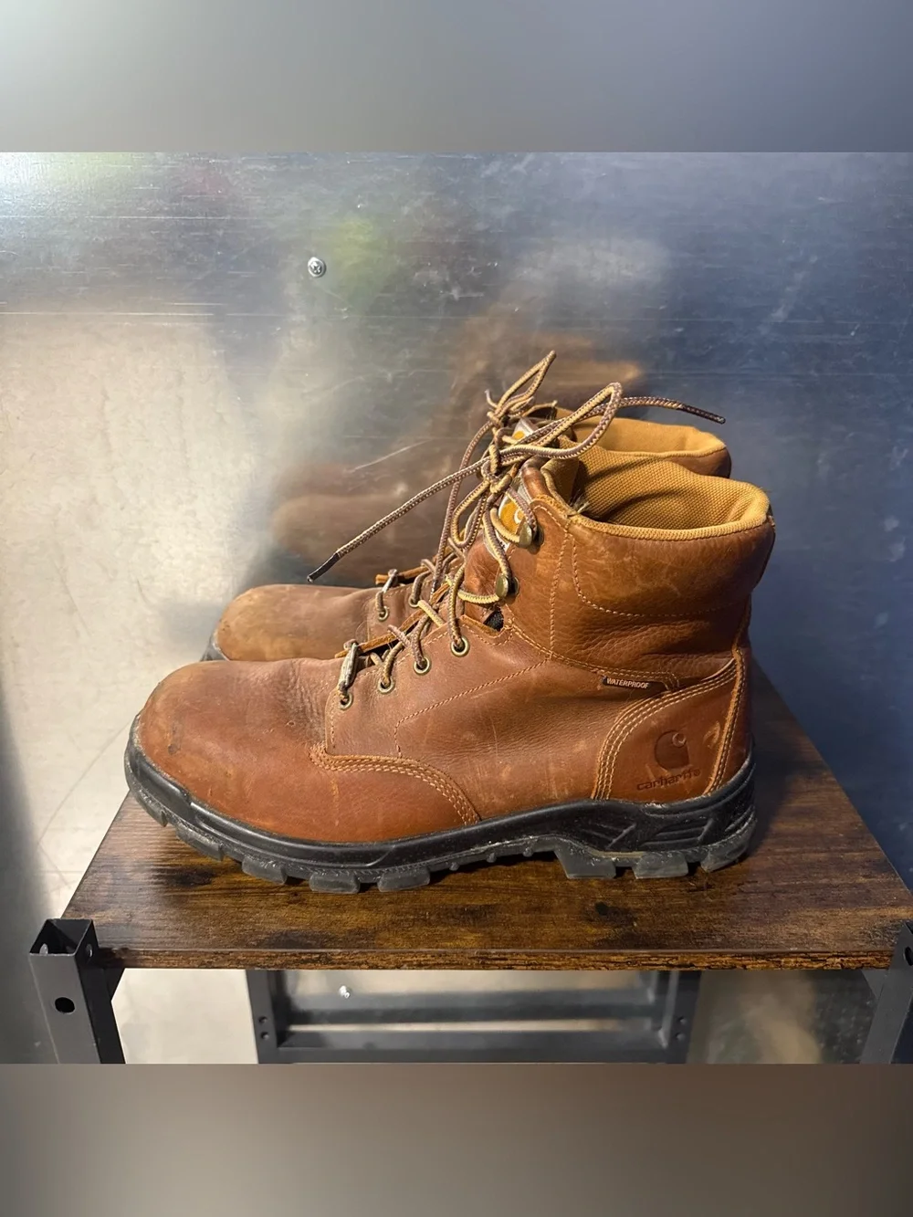 Carhatt work boots Men's Rugged Flex 6 in. Lace size 12